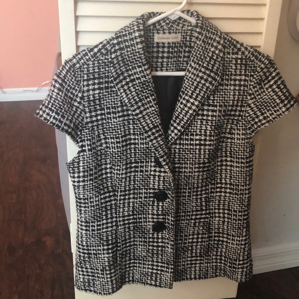 Coldwater Creek Short Sleeve Sweater
